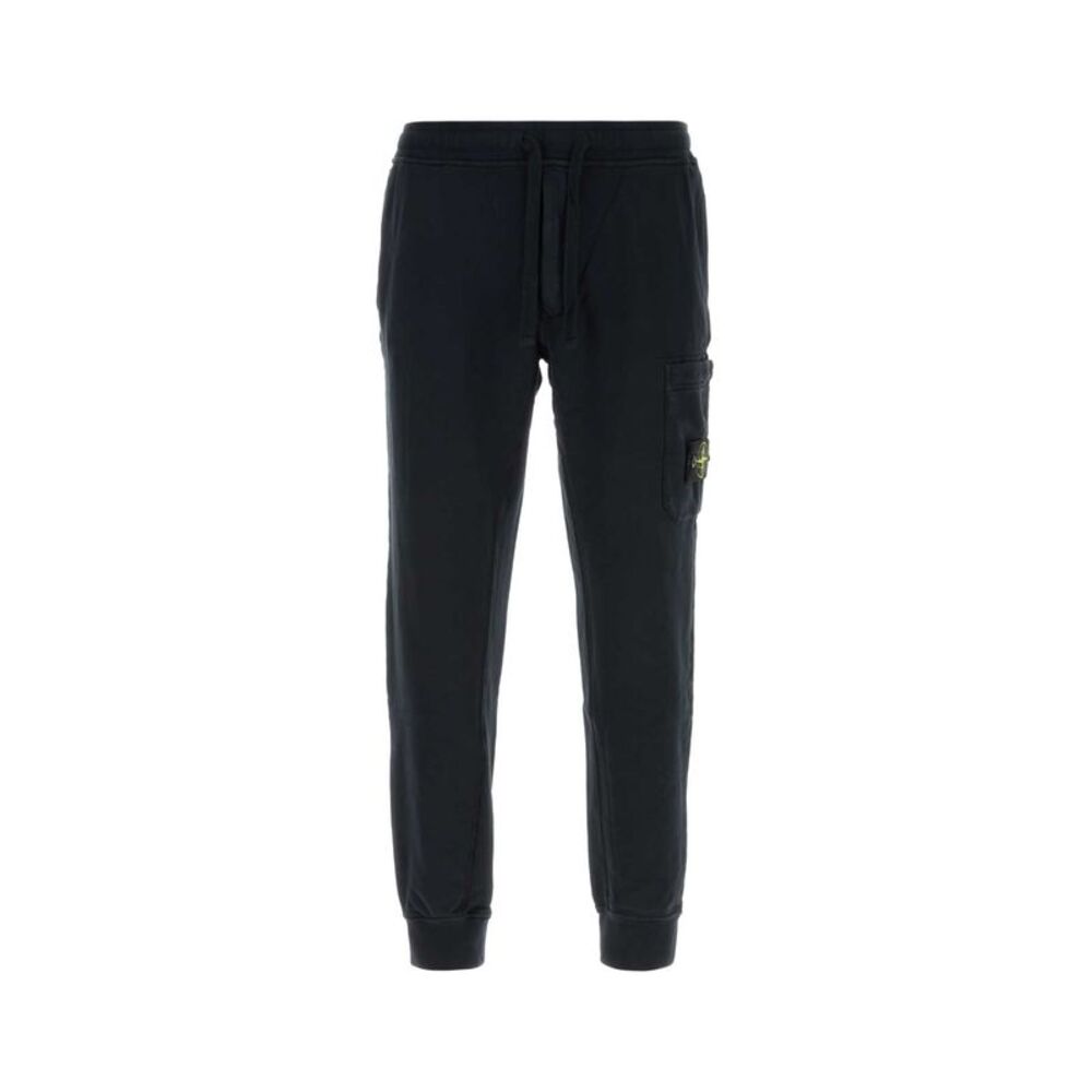 Stone Island Men Slate Cotton Joggers